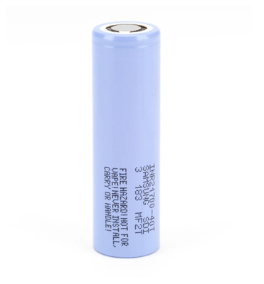 Qualität  Samsung 40T 21700 4000mAh 35A Battery 3.6V Lithium Ion Battery Cell INR21700-40T usine