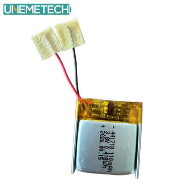 Qualität  3.8V 110mAh 441718 High Voltage Polymer Lithium Ion Battery for Medical Bracelet Fabrik