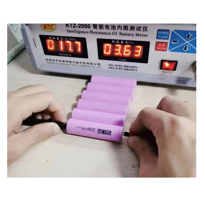INR18650-26E 2600mAh 3C 1000 Zyklen 3.65V Wiederaufladbare Lithium-Ionen 18650-Batterie
