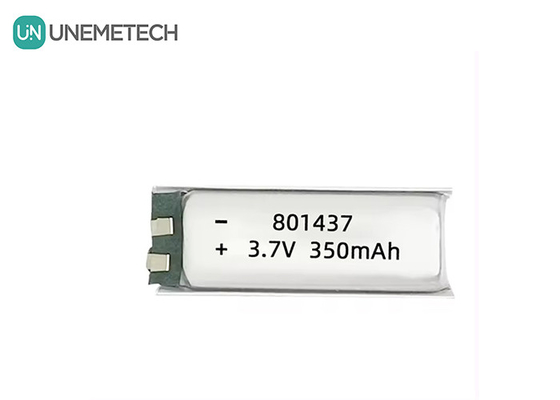 801437 3A Hochleistungs-Polymerbatterie 3.7v 350mah Lipo-Batterie für IoT-Elektronikgeräte