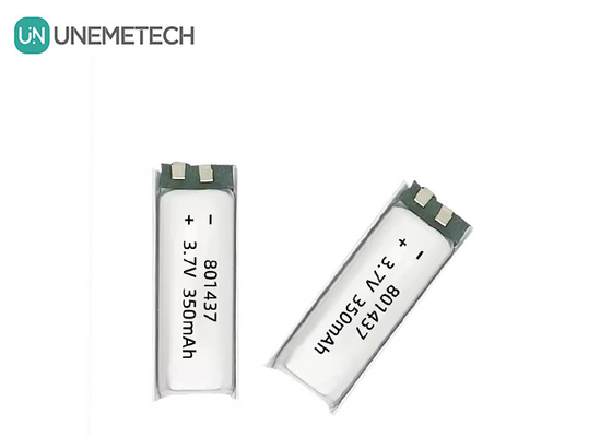801437 3A Hochleistungs-Polymerbatterie 3.7v 350mah Lipo-Batterie für IoT-Elektronikgeräte