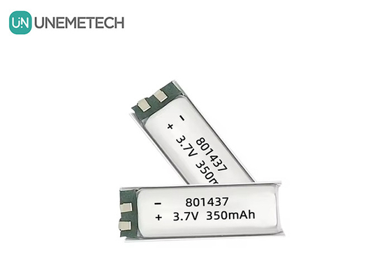 801437 3A Hochleistungs-Polymerbatterie 3.7v 350mah Lipo-Batterie für IoT-Elektronikgeräte