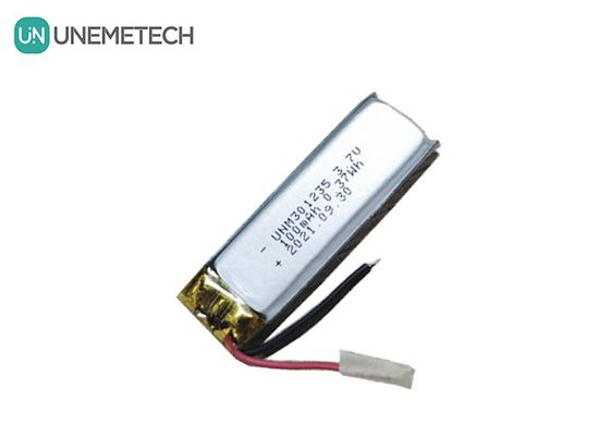 3.7V 100mAh 301235 Wiederaufladbare Lithium-Polymer-Batterie für Unterhaltungselektronik