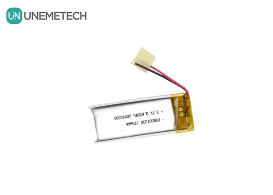 Wiederaufladbare Lithium-Polymer-Batterie 501230 3,7V 170mAh Li-Polymer-Batterie für drahtlose Ohrhörer