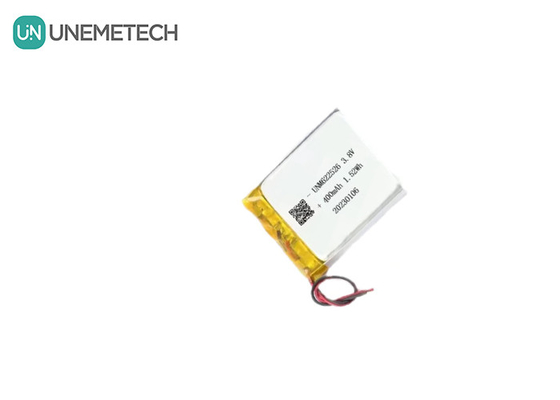Custom 3.8V 400mAh Hochspannungs Lithium-Ionen-Batterie-Pack 622526 für Smart Watches