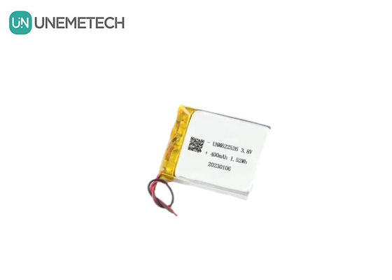 Custom 3.8V 400mAh Hochspannungs Lithium-Ionen-Batterie-Pack 622526 für Smart Watches