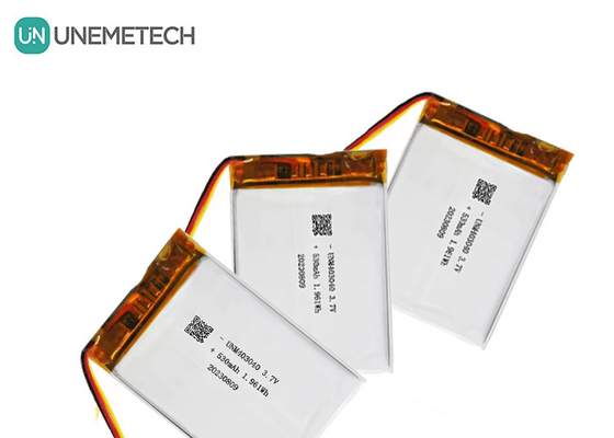 3.7V 530mAh Lithium Polymer Batterie 403040 mit UL1642 Langlebigkeit