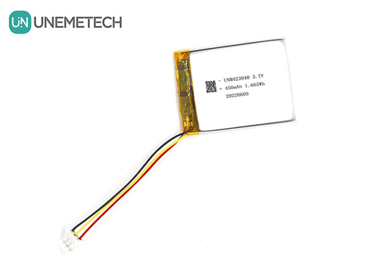 3.7V 450mAh wiederaufladbare Lithium-Ionen-Polymerbatterie 423040 für 3C-Digitale Produkte