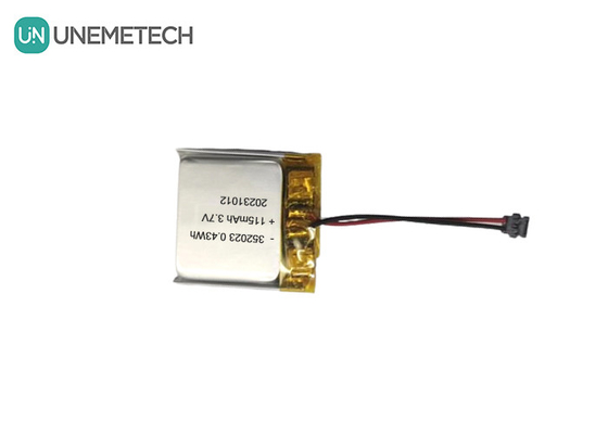 Großhandel Wiederaufladbare Lipo-Batterien 352023 3.7V 115mAh Li-Ionen-Polymer-Batterie für GPS-Tracker
