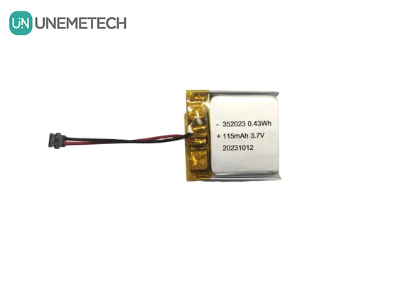 Großhandel Wiederaufladbare Lipo-Batterien 352023 3.7V 115mAh Li-Ionen-Polymer-Batterie für GPS-Tracker