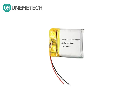 3.8V 441718 Hochspannung Polymer Lithium-Ionen-Batterie 110mAh für medizinisches Armband