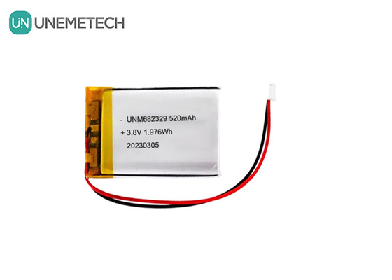 CE 4,35V Hochspannungs-Lithiumbatterie 682329 520mAh 3,8V Li-Ionen-Wiederaufladbatterie