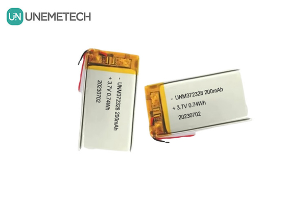 3.7V Lipo-Wiederaufladbare Batterie 372328 3.7V 200mAh Li-Ionen-Polymerbatterie für elektronische Produkte