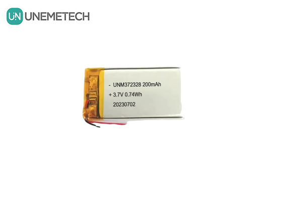 3.7V Lipo-Wiederaufladbare Batterie 372328 3.7V 200mAh Li-Ionen-Polymerbatterie für elektronische Produkte