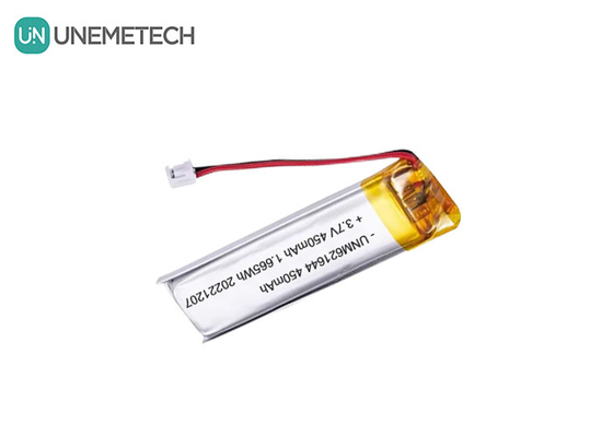 UNEMETECH 3.7V 450mAh angepasste Lipo Akku 621644 für elektronische Feder
