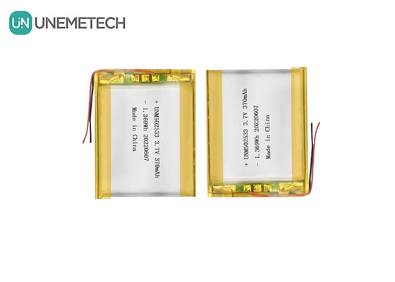 Li-Ionen-Polymer-Batterie 502533 3,7V 370mAh Wiederaufladbare Li-Polymer-Batterie für Telefonuhren