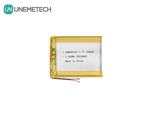Li-Ionen-Polymer-Batterie 502533 3,7V 370mAh Wiederaufladbare Li-Polymer-Batterie für Telefonuhren