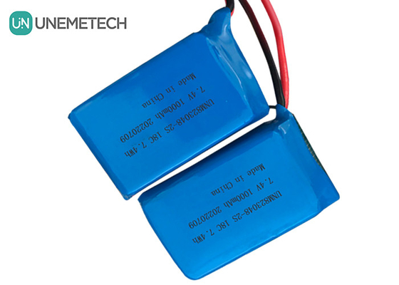 2S LiPo-Batterie mit hoher Entladungsrate / 18C Lithium-Polymer-Batterie 7,4v 1000mah 823048