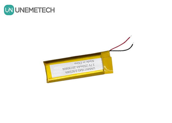 3.7V 250mAh Li-Polymer-Batterie 411645 / LiPo Wiederaufladbare Batterie für POS-Maschine