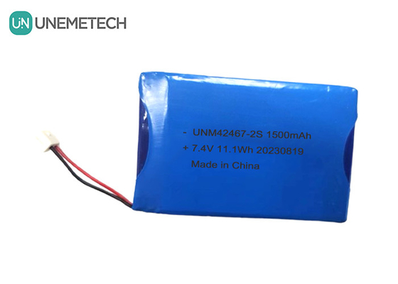 2 Zellen Li-Polymer Batterie 7,4V 1500mAh 2S Li-Polymer Batterie Pack 424567 für Schönheitsgeräte