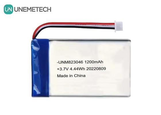 Wiederaufladbare Lithium-Polymer-Batterie 3,7 V 1200mah 4,44 Wh 823046 Taschen-Polymer-Batterie