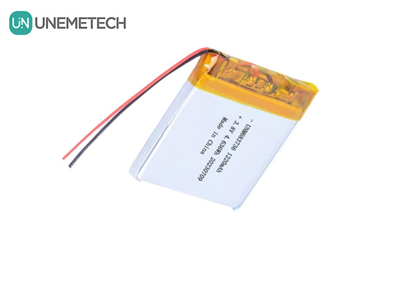 OEM 4.35V Hochspannungs-Lithium-Polymer-Batterien 1220mAh 683736 mit langer Lebensdauer