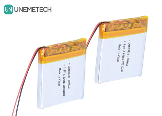 OEM 4.35V Hochspannungs-Lithium-Polymer-Batterien 1220mAh 683736 mit langer Lebensdauer