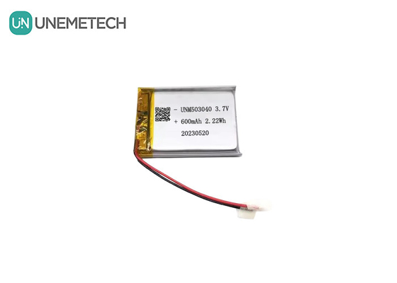 Lithium-Ionen-Wiederaufladbare Batterie 503040 3.7V Lipo-Batterie 600mAh mit Schutzbrett für Alarmsystem