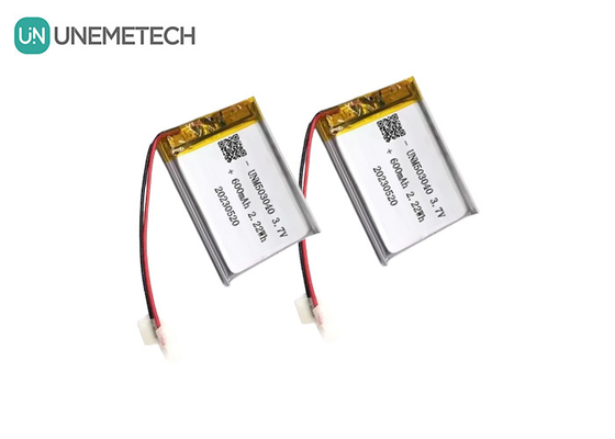 Lithium-Ionen-Wiederaufladbare Batterie 503040 3.7V Lipo-Batterie 600mAh mit Schutzbrett für Alarmsystem