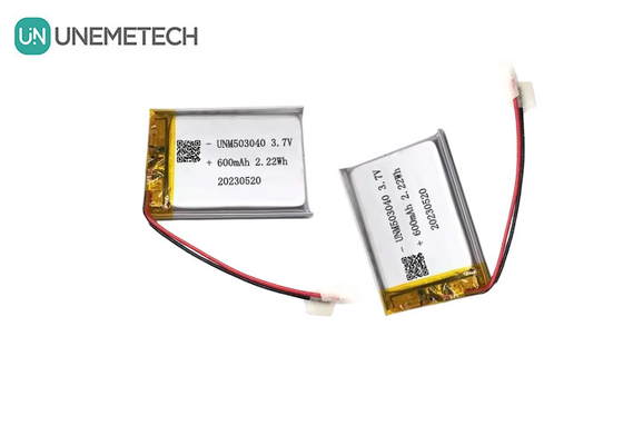 Lithium-Ionen-Wiederaufladbare Batterie 503040 3.7V Lipo-Batterie 600mAh mit Schutzbrett für Alarmsystem