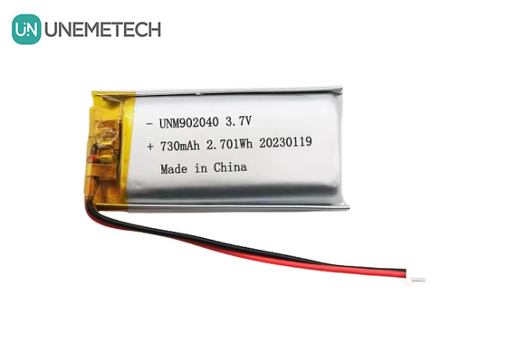 UL1642 Zertifikate Wiederaufladbare Lipo-Batterie 902040 3,7V 730mAh für Mobilgeräte