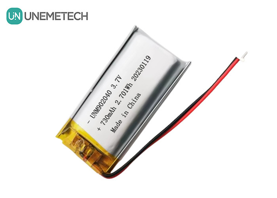 UL1642 Zertifikate Wiederaufladbare Lipo-Batterie 902040 3,7V 730mAh für Mobilgeräte