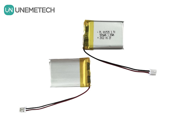 Lange Lebensdauer 3,7 V 500 mAh wiederaufladbare Li-Polymer-Batterie 602535 für digitale Produkte