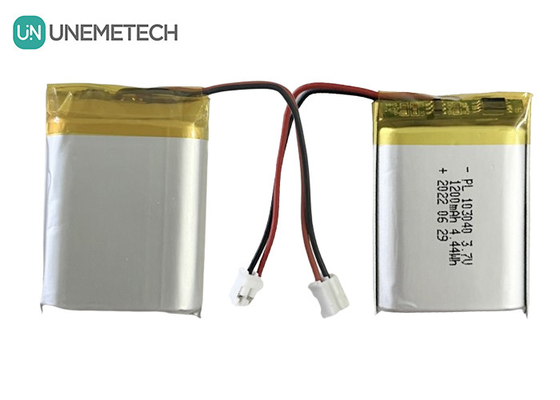 1200 mAh wiederaufladbare Li-Ionen-Polymer-Batterie mit 3,7 V 103040 für Unterhaltungselektronik