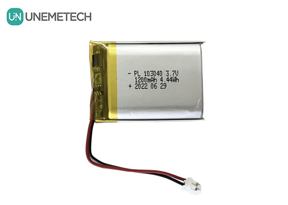 1200 mAh wiederaufladbare Li-Ionen-Polymer-Batterie mit 3,7 V 103040 für Unterhaltungselektronik