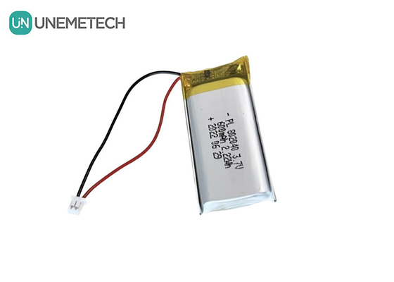3.7V 600mAh wiederaufladbare Li-Polymer-Batterie 802040 für elektronische Produkte
