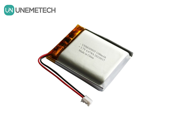 1100mAh 3.7V individuell aufladbare LiPO-Batterie 103035 Li Po Batteriepaket für MP3-Audio-Recorder