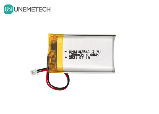 angepasste Lithium-Polymer-Batterie 102540 3.7V 1200mAh Li-Po-Batterie für Schönheitsgeräte