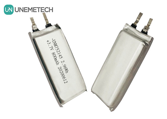 MSDS zugelassen 3.7V 800mAh wiederaufladbare Lithium-Polymer-Batterie 752145 für tragbare Geräte