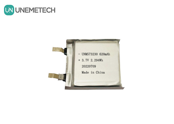 1C Entladekurrent Lithium Polymer Power Pack 573230 620mAh 3,7V Benutzerdefiniertes LiPo-Akkupaket