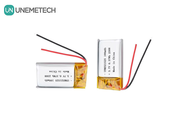 3.7V 80mAh 321525 Wiederaufladbare Lithium-Ionen-Polymer-Batterie 1C für elektronische Produkte