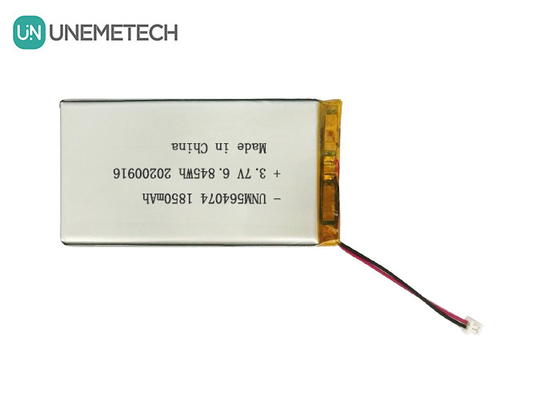 3.7V Wiederaufladbare Lithium-Ionen-Polymerbatterie 1850mAh 564074 für medizinische Schönheitsgeräte