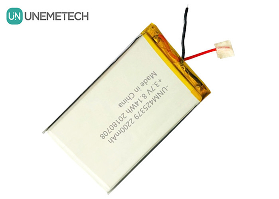 Power Bank Batterie kundenspezifische Lithium-Polymer-Batterie 425379 3.7V 2200mAh mit 3M Klebeband