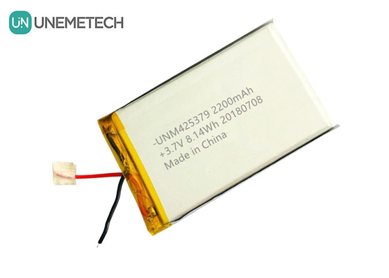 Power Bank Batterie kundenspezifische Lithium-Polymer-Batterie 425379 3.7V 2200mAh mit 3M Klebeband