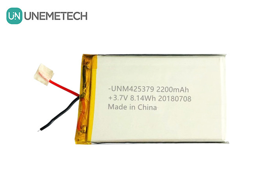 Power Bank Batterie kundenspezifische Lithium-Polymer-Batterie 425379 3.7V 2200mAh mit 3M Klebeband
