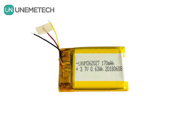 Silber 3,7V 170mAh Li-Polyer Batterien 362027 für tragbare Drucker medizinische Vorrichtung