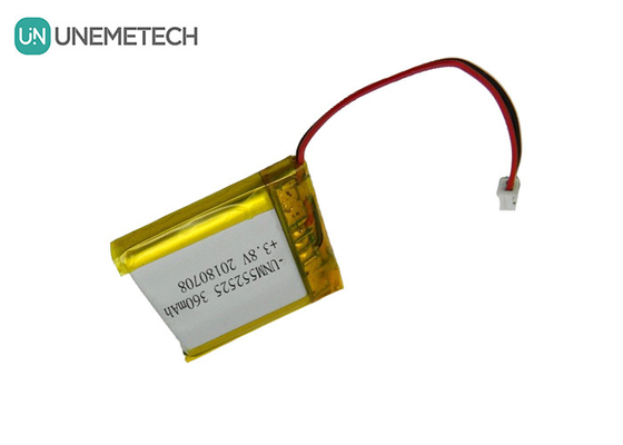 4.35V 360mAh Polymer-Hochspannungs-Lithium-Ionen-Batterie 552525 3.8V für tragbare Geräte