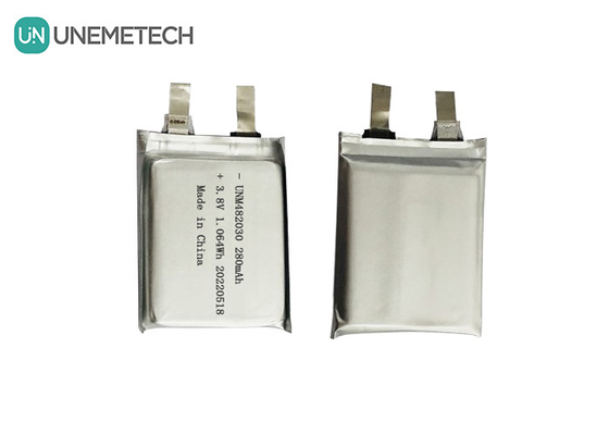 3.8V 280mAh Lipo-Batterie 482030 4,35V Hochspannungs-Li-Ionen-Polymer-Batterie CE-Genehmigung
