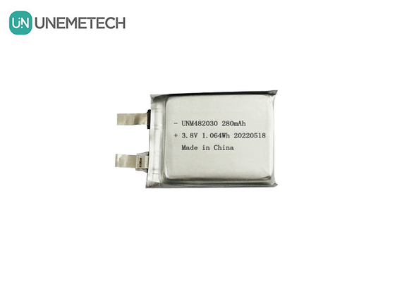 3.8V 280mAh Lipo-Batterie 482030 4,35V Hochspannungs-Li-Ionen-Polymer-Batterie CE-Genehmigung