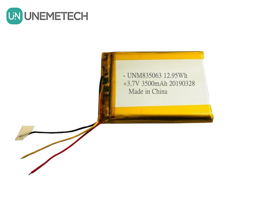 3.7V 3500mAh Lithium Polymer Batterie 835063 für medizinische Schönheitsgeräte